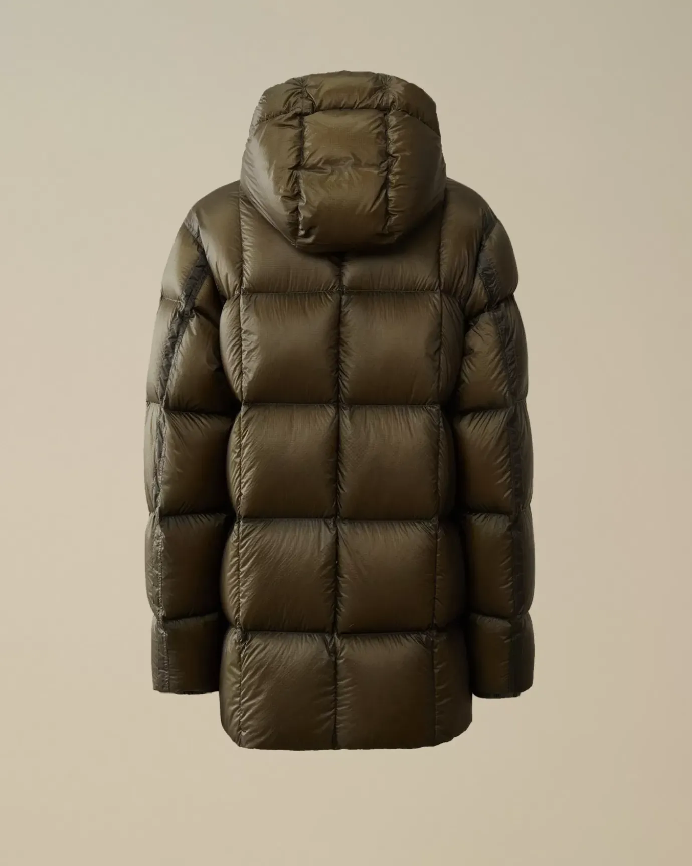 Jacket & Coats<C.P. Company D.D. Shell Hooded Long Down Jacket Grape Leaf – Green