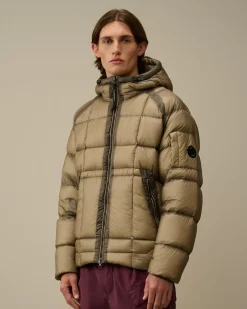 Jacket & Coats<C.P. Company D.D. Shell Hooded Medium Down Jacket Vintage Khaki – Beige