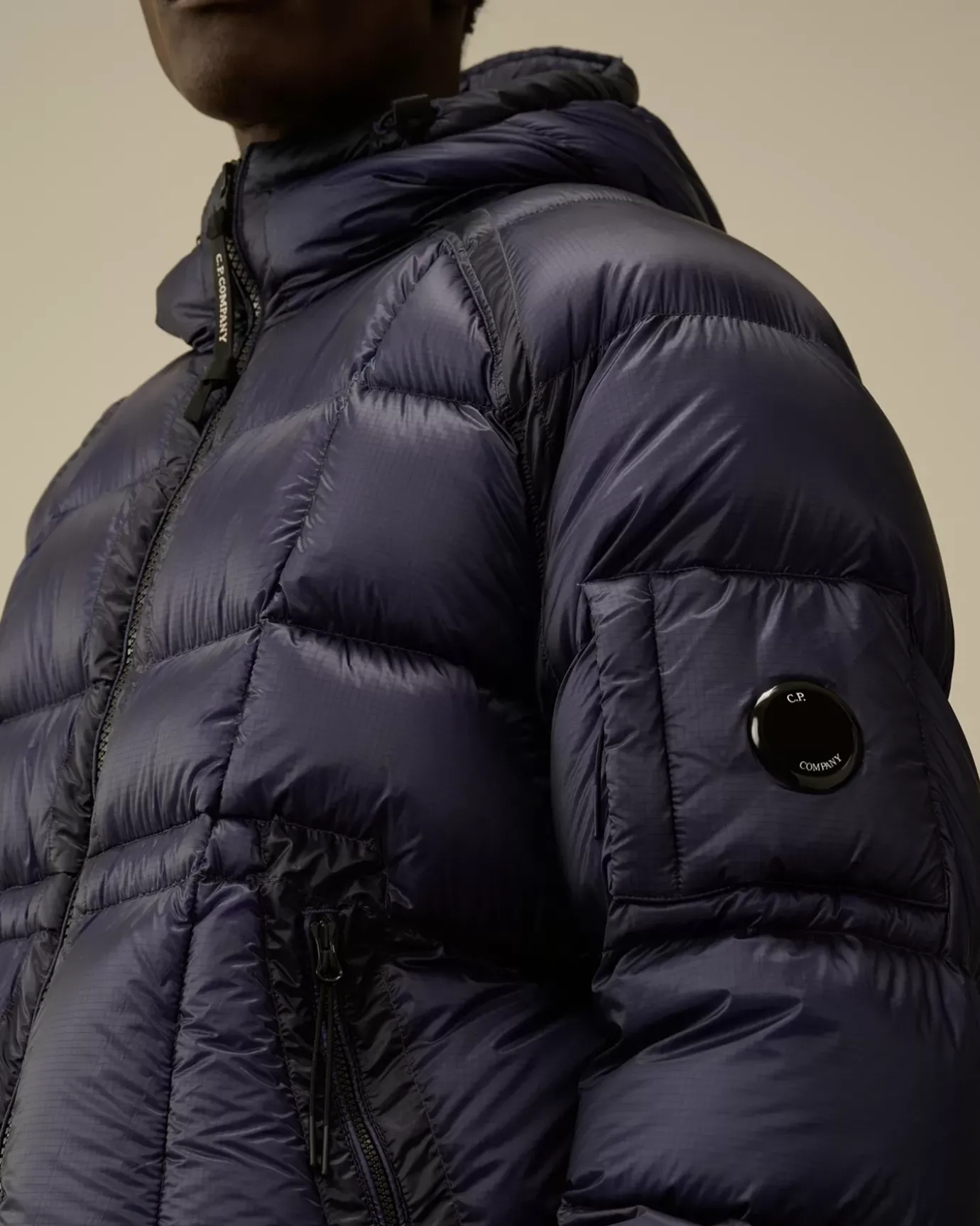 Jacket & Coats<C.P. Company D.D. Shell Hooded Medium Down Jacket Estate Blue