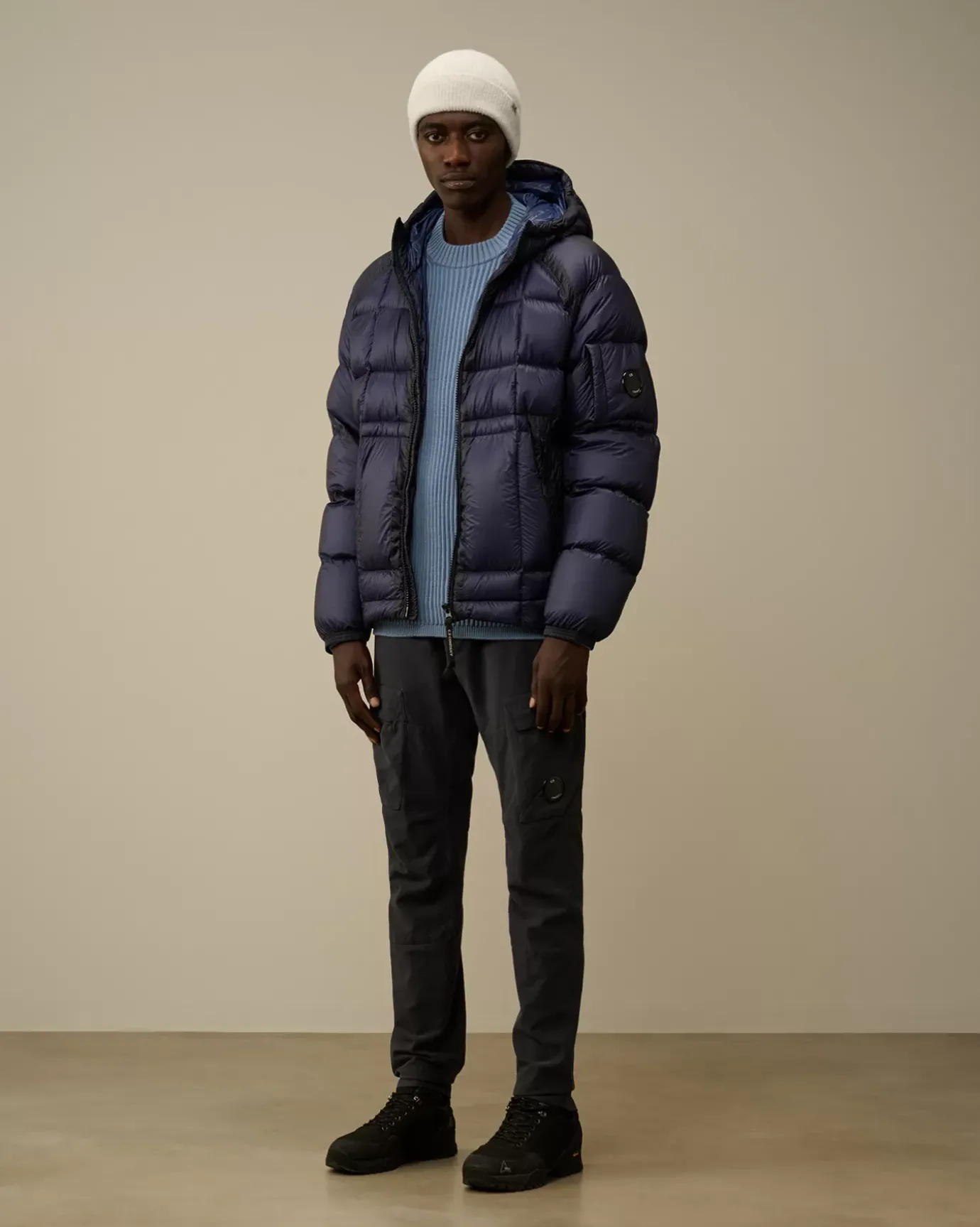 Jacket & Coats<C.P. Company D.D. Shell Hooded Medium Down Jacket Estate Blue