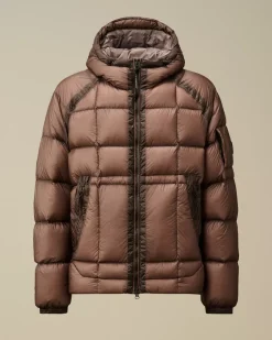 Jacket & Coats<C.P. Company D.D. Shell Hooded Medium Down Jacket Purple Dove