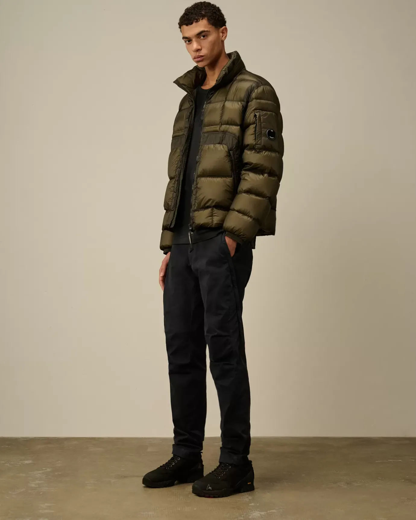Jacket & Coats<C.P. Company D.D. Shell Hooded Short Down Jacket Grape Leaf – Green