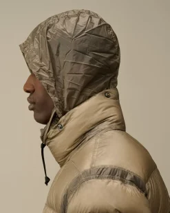 Jacket & Coats<C.P. Company D.D. Shell Hooded Short Down Jacket Vintage Khaki – Beige