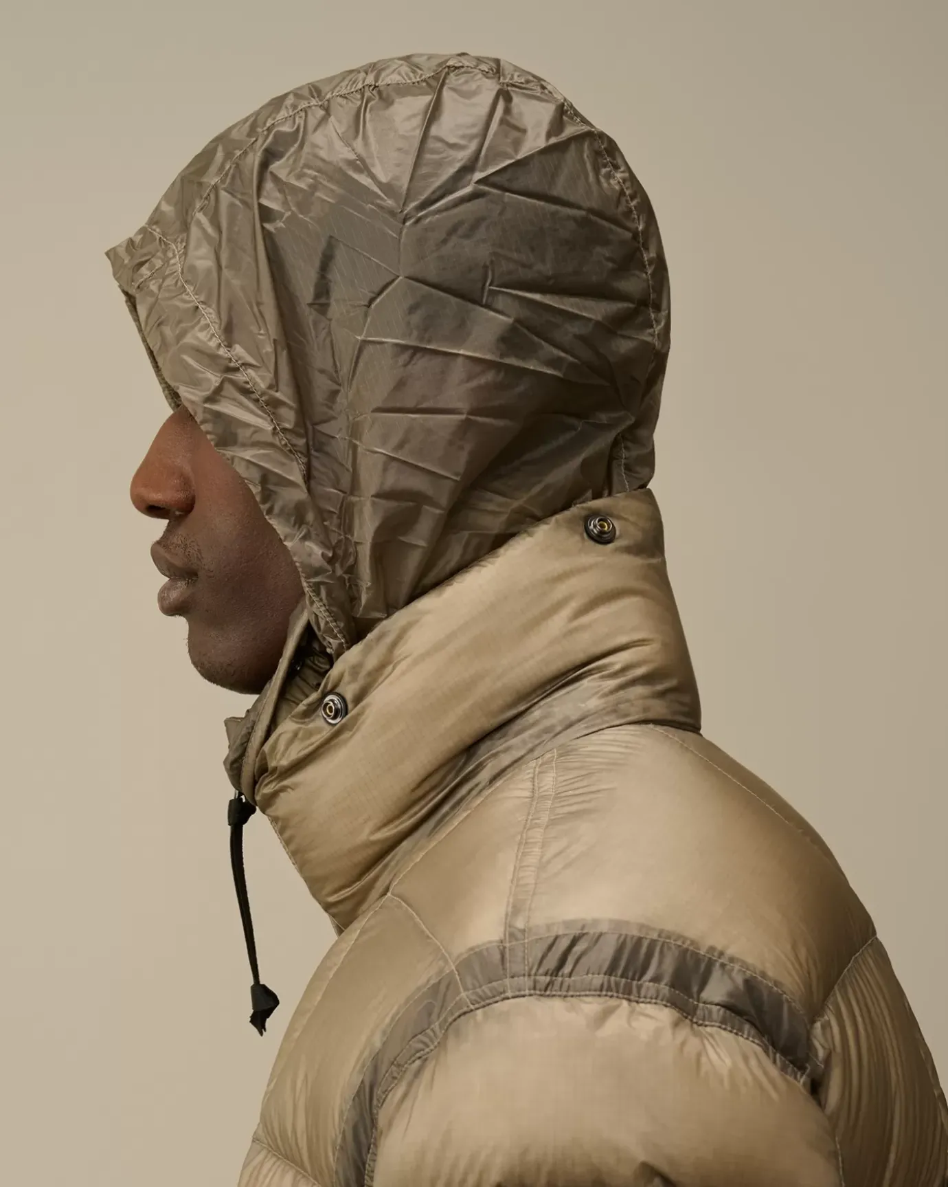 Jacket & Coats<C.P. Company D.D. Shell Hooded Short Down Jacket Vintage Khaki – Beige