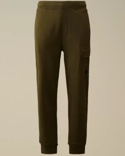 Tracksuits & Shorts<C.P. Company Diagonal Raised Fleece Cargo Sweatpants Ivy Green