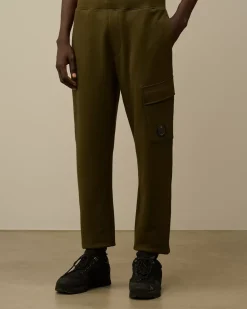 Tracksuits & Shorts<C.P. Company Diagonal Raised Fleece Cargo Sweatpants Ivy Green