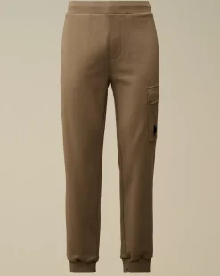 Tracksuits & Shorts<C.P. Company Diagonal Raised Fleece Cargo Sweatpants Walnut – Beige