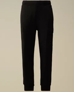 Tracksuits & Shorts<C.P. Company Diagonal Raised Fleece Cargo Sweatpants Black