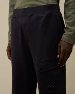 Tracksuits & Shorts<C.P. Company Diagonal Raised Fleece Cargo Sweatpants Total Eclipse – Blue