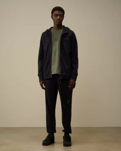 Tracksuits & Shorts<C.P. Company Diagonal Raised Fleece Cargo Sweatpants Total Eclipse – Blue