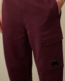Tracksuits & Shorts<C.P. Company Diagonal Raised Fleece Cargo Sweatpants Potent Purple