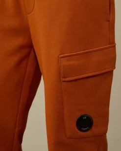 Tracksuits & Shorts<C.P. Company Diagonal Raised Fleece Cargo Sweatpants Bombay Brown