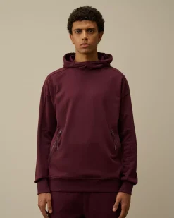 Sweatshirts<C.P. Company Diagonal Raised Fleece Goggle Hooded Sweatshirt Potent Purple
