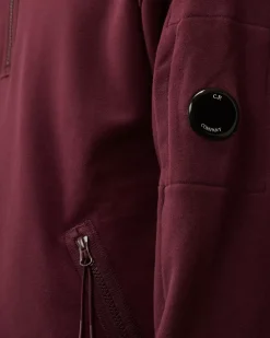 Sweatshirts<C.P. Company Diagonal Raised Fleece Half Zipped Sweatshirt Potent Purple
