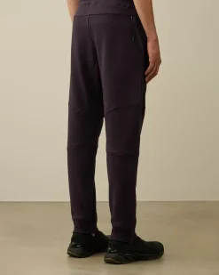 Tracksuits & Shorts<C.P. Company Diagonal Raised Fleece Lens Sweatpants Nightshade – Purple