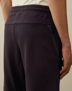 Tracksuits & Shorts<C.P. Company Diagonal Raised Fleece Lens Sweatpants Nightshade – Purple