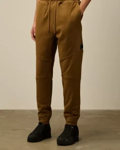 Tracksuits & Shorts<C.P. Company Diagonal Raised Fleece Lens Sweatpants Toffee – Beige