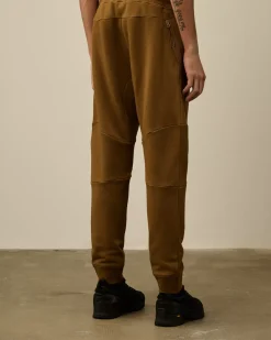 Tracksuits & Shorts<C.P. Company Diagonal Raised Fleece Lens Sweatpants Toffee – Beige