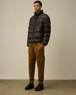 Tracksuits & Shorts<C.P. Company Diagonal Raised Fleece Lens Sweatpants Toffee – Beige
