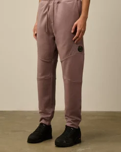 Tracksuits & Shorts<C.P. Company Diagonal Raised Fleece Lens Sweatpants Purple Dove