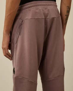 Tracksuits & Shorts<C.P. Company Diagonal Raised Fleece Lens Sweatpants Purple Dove
