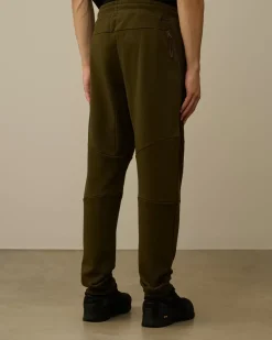 Tracksuits & Shorts<C.P. Company Diagonal Raised Fleece Lens Sweatpants Ivy Green