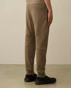 Tracksuits & Shorts<C.P. Company Diagonal Raised Fleece Lens Sweatpants Walnut – Beige