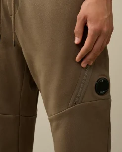 Tracksuits & Shorts<C.P. Company Diagonal Raised Fleece Lens Sweatpants Walnut – Beige