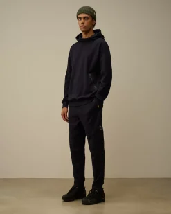 Tracksuits & Shorts<C.P. Company Diagonal Raised Fleece Lens Sweatpants Total Eclipse – Blue