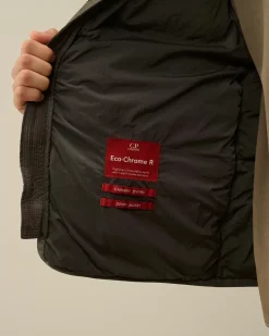 Jacket & Coats<C.P. Company Eco Chrome-R Mixed Down Vest Grape Leaf – Green