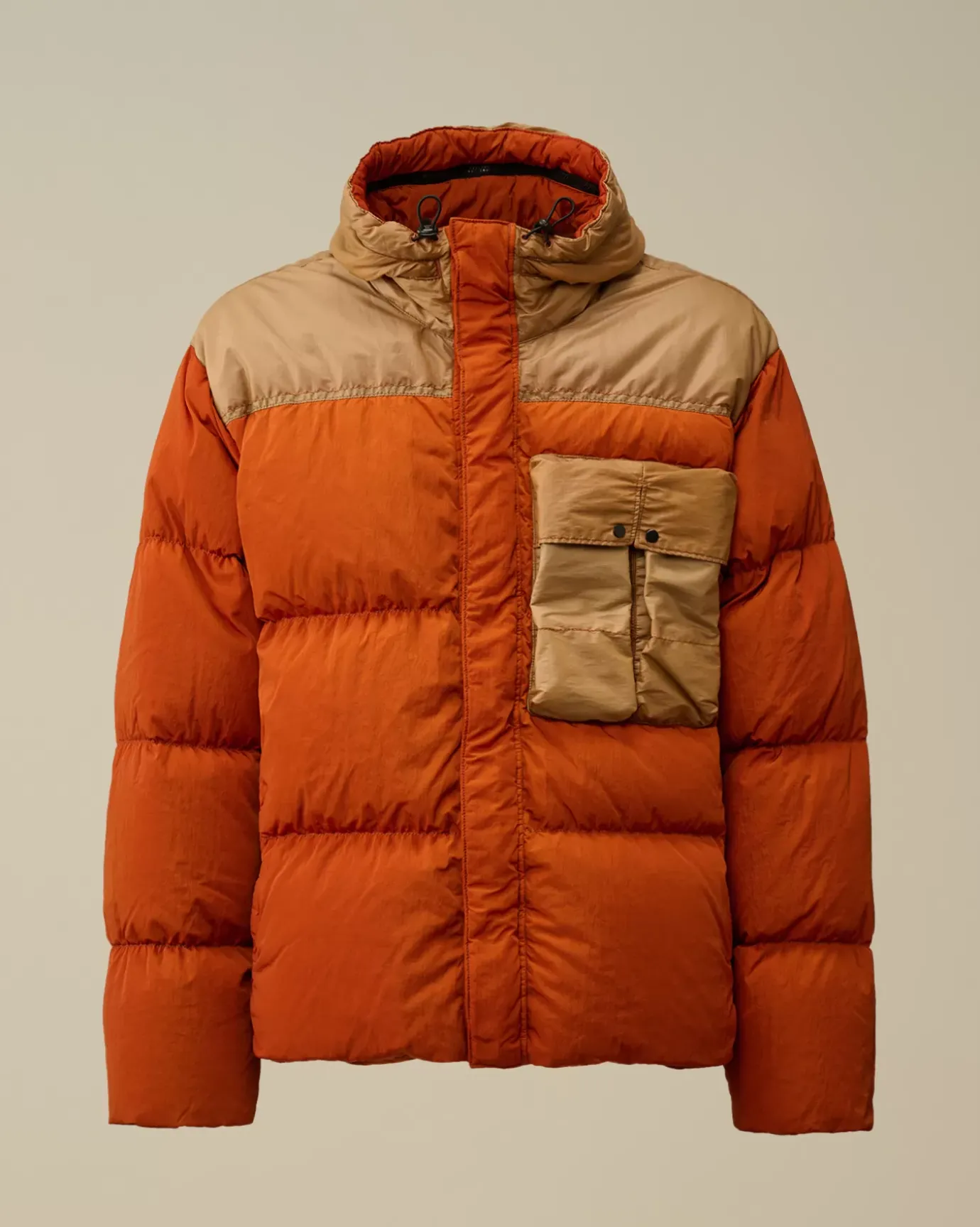 Jacket & Coats<C.P. Company Eco Chrome-R Mixed Goggle Down Jacket Bombay Brown