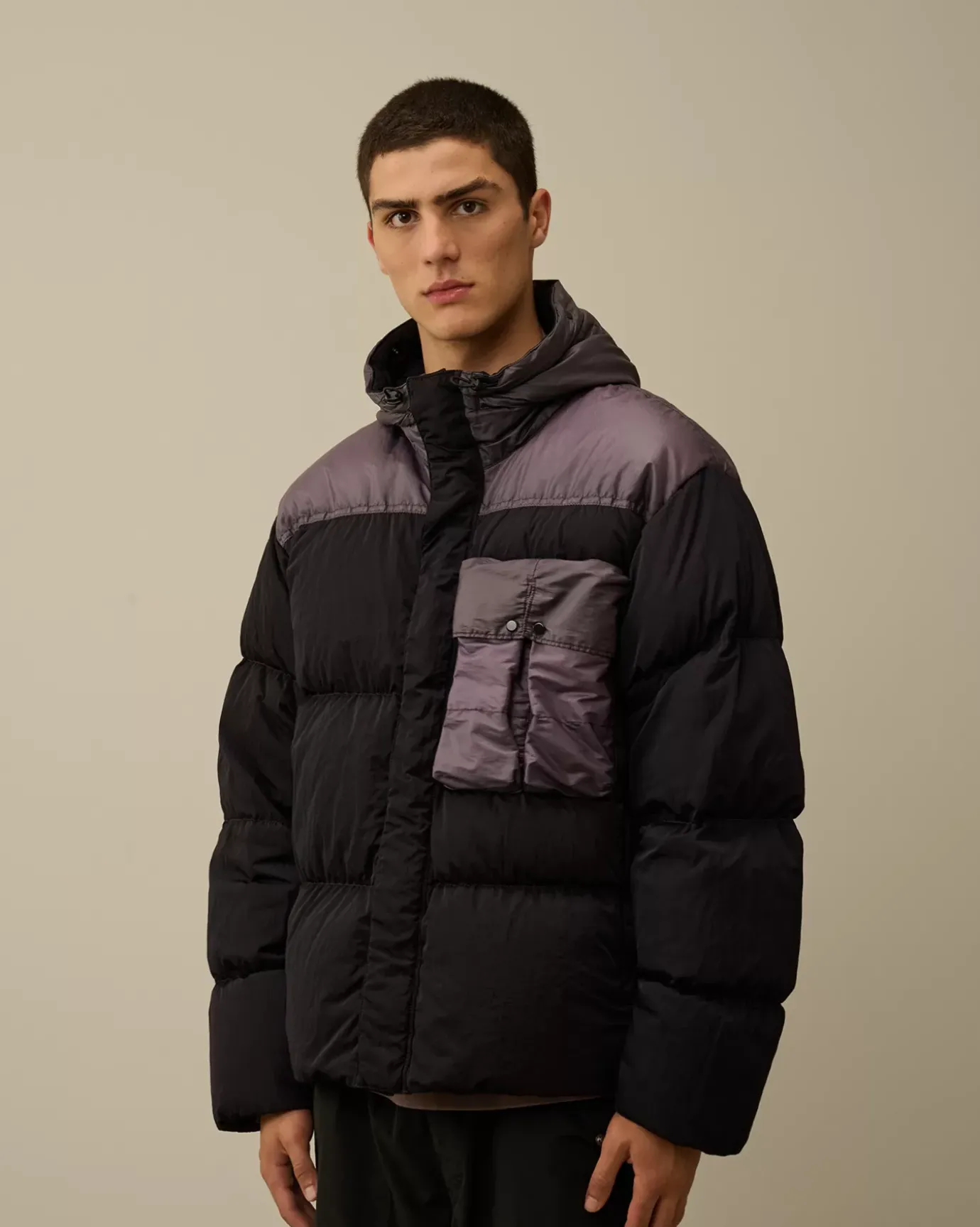 Jacket & Coats<C.P. Company Eco Chrome-R Mixed Goggle Down Jacket Nightshade – Purple