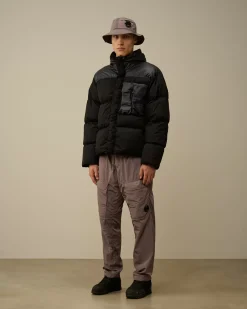 Jacket & Coats<C.P. Company Eco Chrome-R Mixed Goggle Down Jacket Total Eclipse – Blue