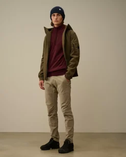 Jumpers<C.P. Company Extra Fine Merino Wool Half Zipped Knit Potent Purple