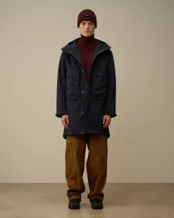 Jumpers<C.P. Company Extra Fine Merino Wool Turtleneck Knit Potent Purple