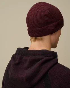 Hats<C.P. Company Extrafine Merino Wool Lens Beanie Potent Purple