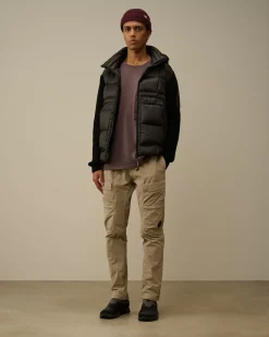 Jumpers<C.P. Company Extrafine Merino Wool Mixed Hooded Knit Black