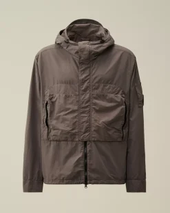 Overshirt<C.P. Company Flatt Nylon Hooded Overshirt Boulevard – Violet