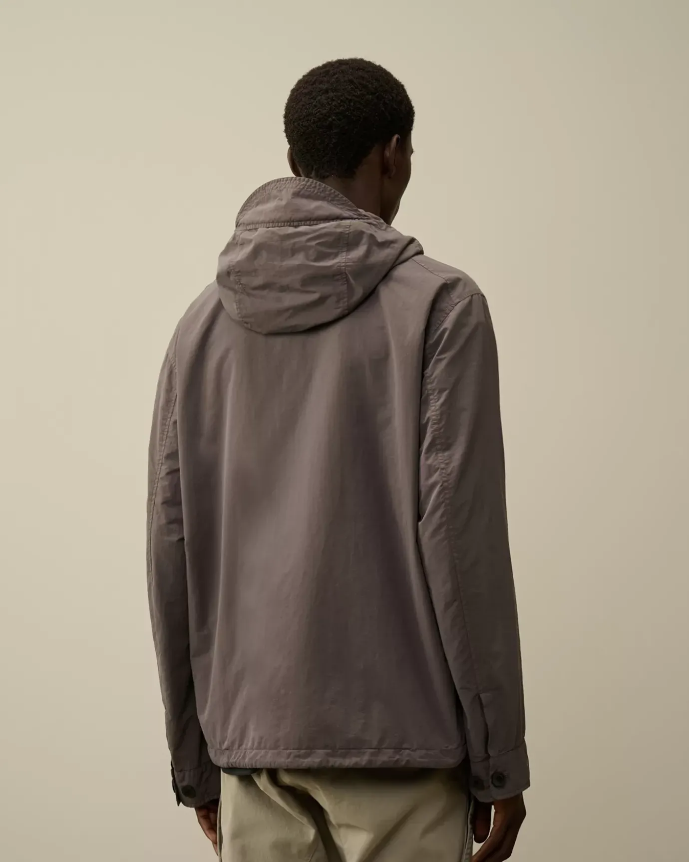 Overshirt<C.P. Company Flatt Nylon Hooded Overshirt Boulevard – Violet