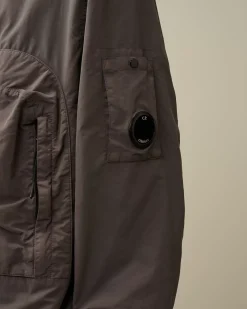 Overshirt<C.P. Company Flatt Nylon Hooded Overshirt Boulevard – Violet