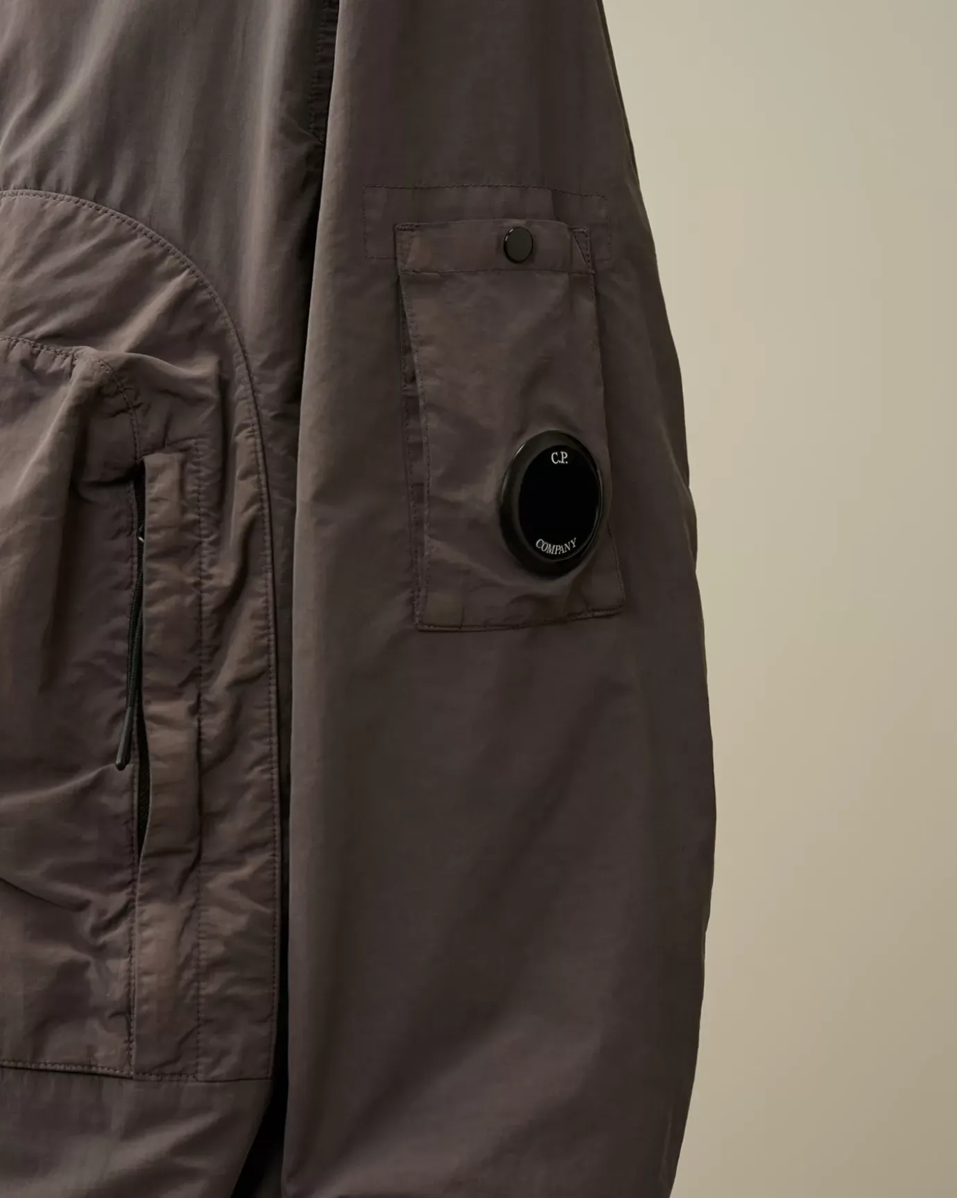 Overshirt<C.P. Company Flatt Nylon Hooded Overshirt Boulevard – Violet