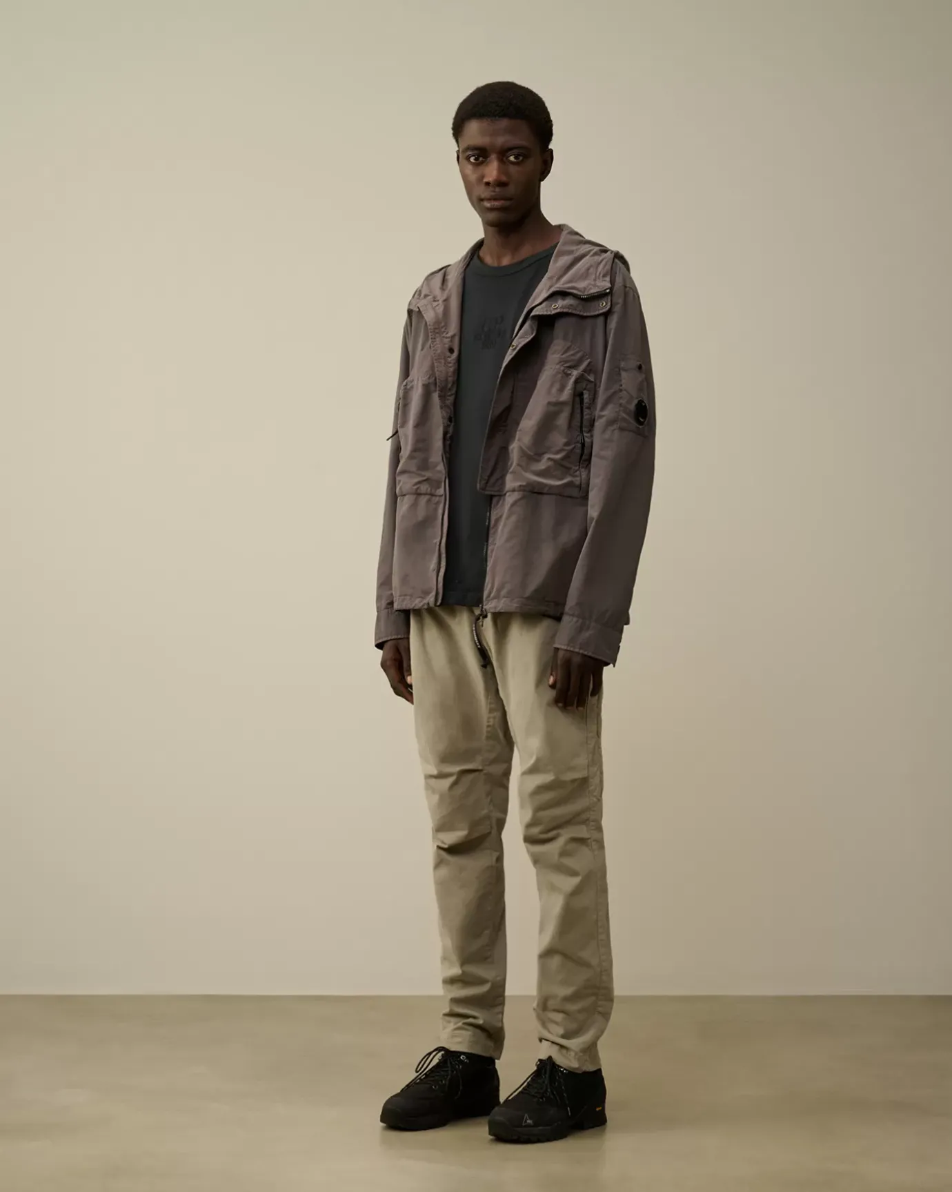 Overshirt<C.P. Company Flatt Nylon Hooded Overshirt Boulevard – Violet