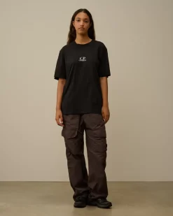 Trousers<C.P. Company Flatt Nylon Loose Utility Pants Boulevard – Violet