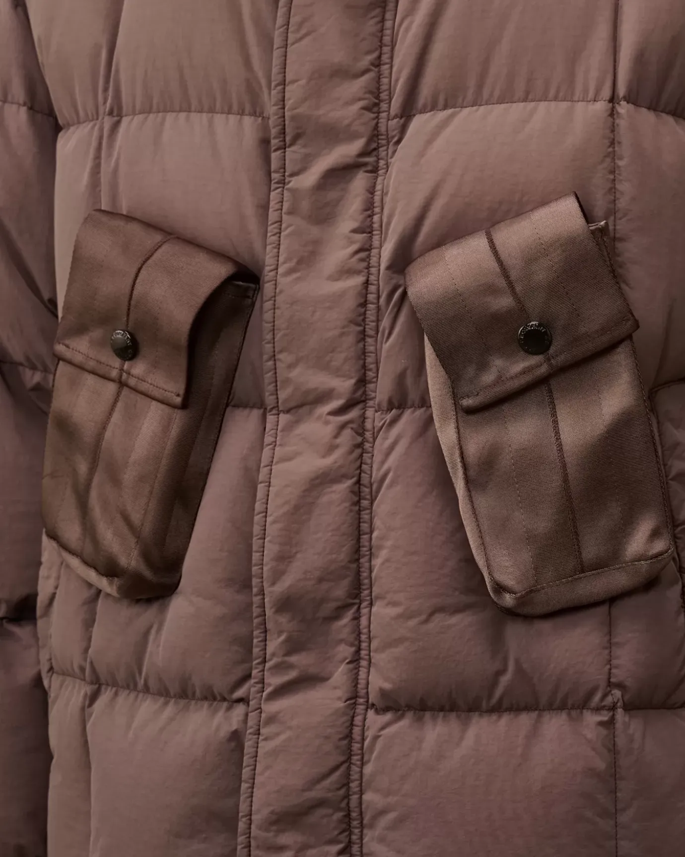 Jacket & Coats<C.P. Company Flatt Nylon Short Down Jacket Purple Dove