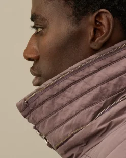 Jacket & Coats<C.P. Company Flatt Nylon Short Down Jacket Purple Dove