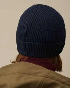 Hats<C.P. Company Fleece Knit Beanie Estate Blue