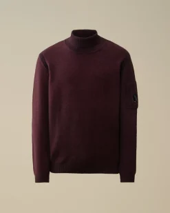 Jumpers<C.P. Company Fleece Knit Turtleneck Knit Potent Purple