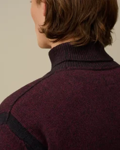 Jumpers<C.P. Company Fleece Knit Turtleneck Knit Potent Purple