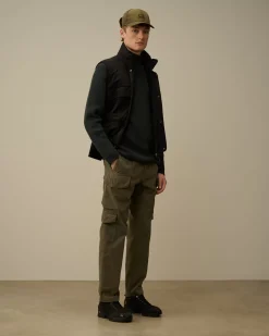 Jumpers<C.P. Company Full Rib Turtleneck Knit Black Sand