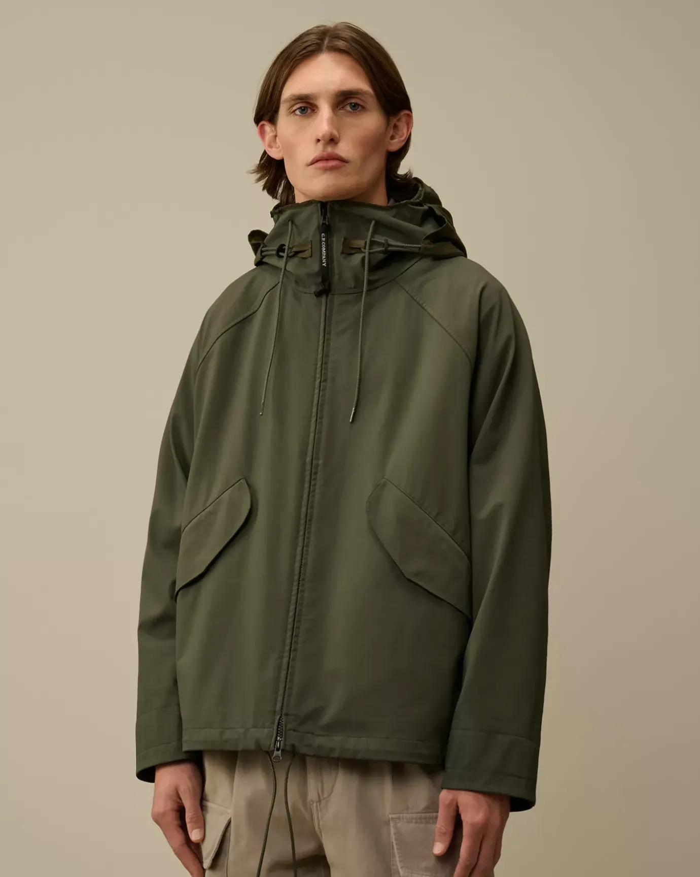 Jacket & Coats<C.P. Company GD Shell Mixed Goggle Hooded Jacket Grape Leaf – Green